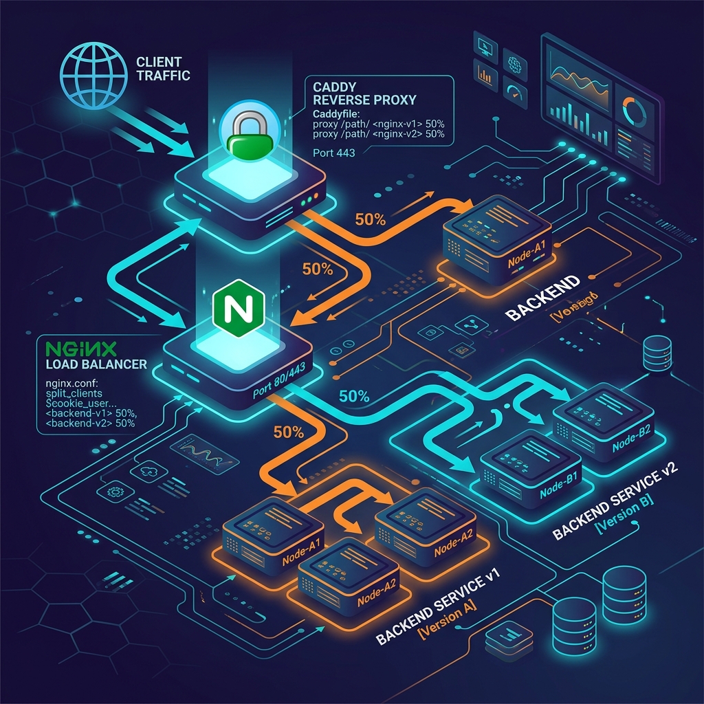 How Fractional Canary Routing Works with Caddy & Nginx